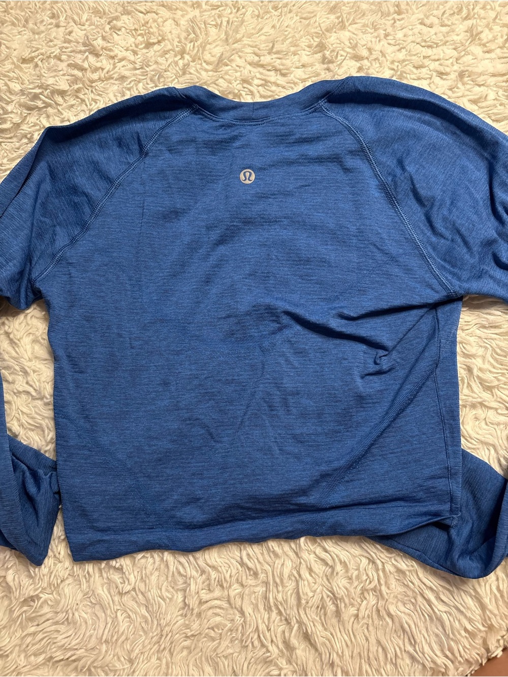 lululemon athletica Heathered Blue Crew Neck Align Swiftly long sleeve